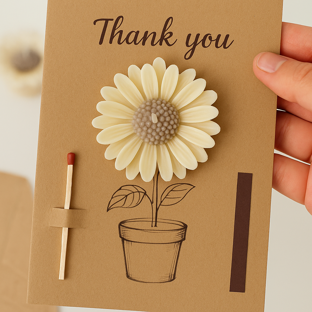 Single Flower Candle