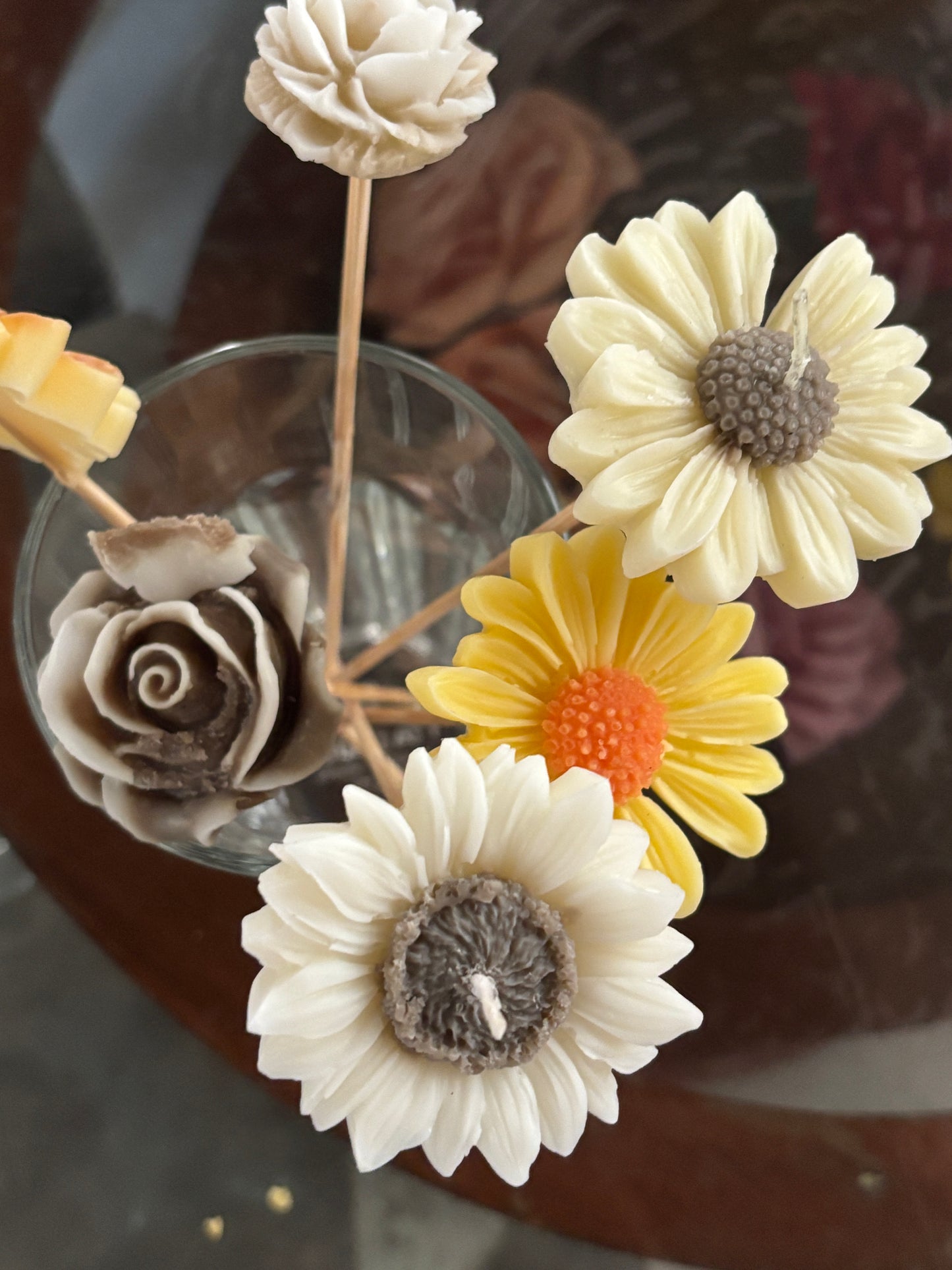 Single Flower Candle